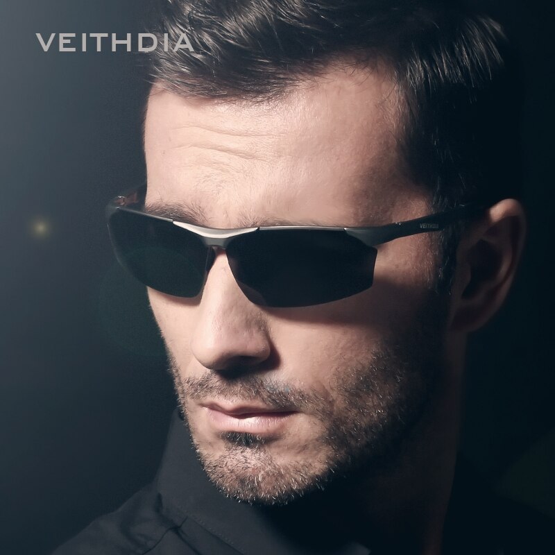 VEITHDIA Sunglasses Men Aluminum Fashion Brand Polarized UV400 Lens  Outdoor Driving Sun Glasses Mirror Eyewear For Male  6576 - KiwisLove