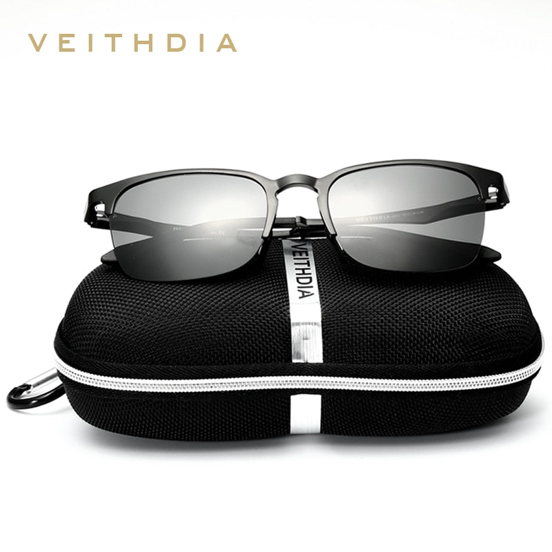 VEITHDIA Sunglasses Aluminum Magnesium Polarized UV400 Lens Vintage Sun Glasses Eyewear Accessories Sun Glasses Men/Women 6631 - KiwisLove