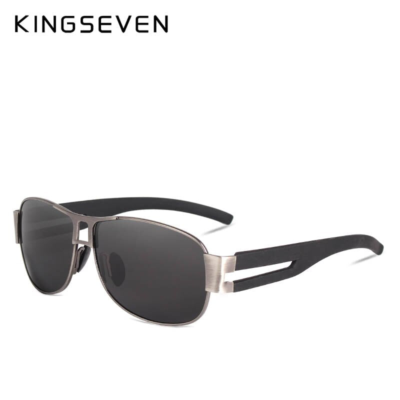 KINGSEVEN Men Classic Brand Sunglasses Luxury Aluminum Polarized Sunglasses EMI Defending Coating Lens Male Driving Shades N7806 - KiwisLove