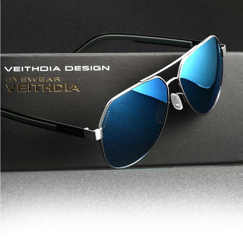 VEITHDIA Fashion Men Sunglasses Polarized UV400 Brand Designer Sun Glasses Male Vintage Eyewear Accessories For Women  3556 - KiwisLove