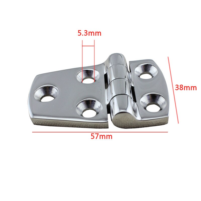 57x38mm 70x38mm Stainless Steel 316 Silver Door Butt Hinge Cabinet Drawer Boxes Hinge Boat Marine Hardware Yacht Accessories - KiwisLove