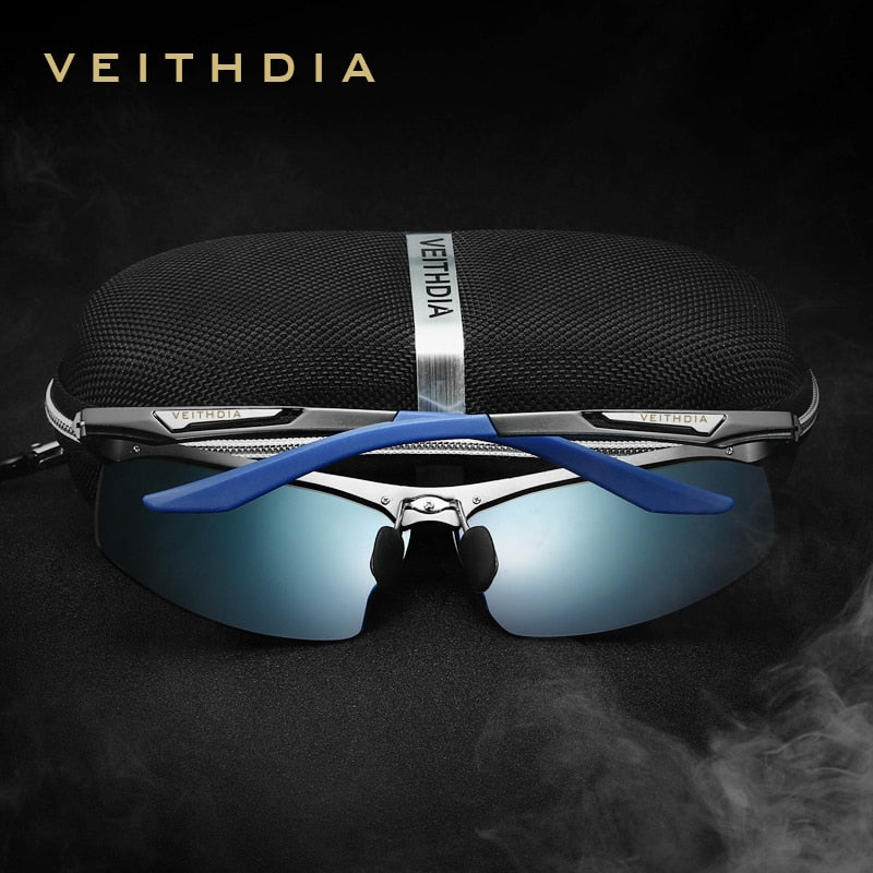 VEITHDIA Aluminum Men's Sunglasses Polarized UV400 Lens Male Mirror Glasses Sports Cycling Outdoor Eyewear Accessories 6562 - KiwisLove