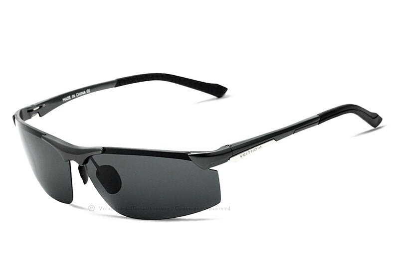 VEITHDIA Men's Sunglasses Aluminum Magnesium Outdoor Cycling Polarized UV400 Coating Mirror Sun Glasses Eyewear For Male  6511 - KiwisLove