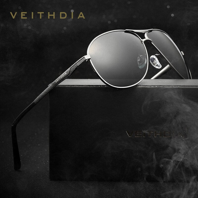 VEITHDIA Brand Sunglasses Classic Fashion Men Polarized Mirror UV400 Lens Eyewear Women Sports Sun Glasses For Male/Female 2556 - KiwisLove