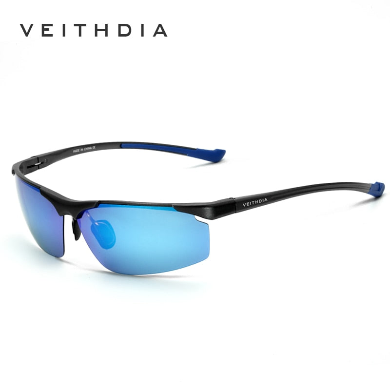 VEITHDIA Aluminum Men's Sunglasses Polarized UV400 Driving Sun Glasses Eyewear Accessories For Men Blue Coating Mirror 6587 - KiwisLove