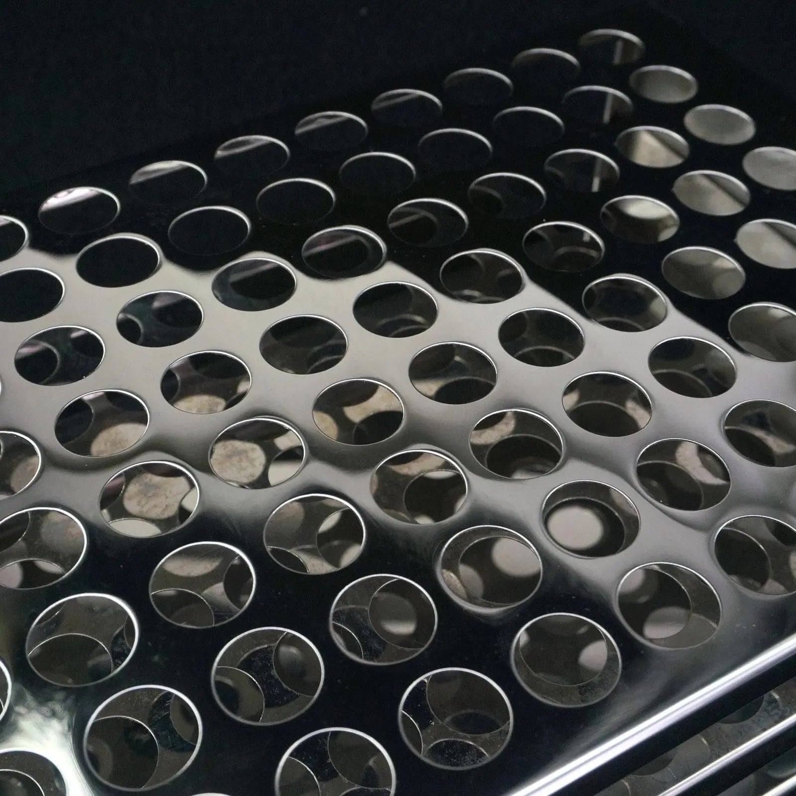 16mm Diam x 96 Holes Stainless Steel Test Tube Rack Holder Storage Lab Stand - KiwisLove