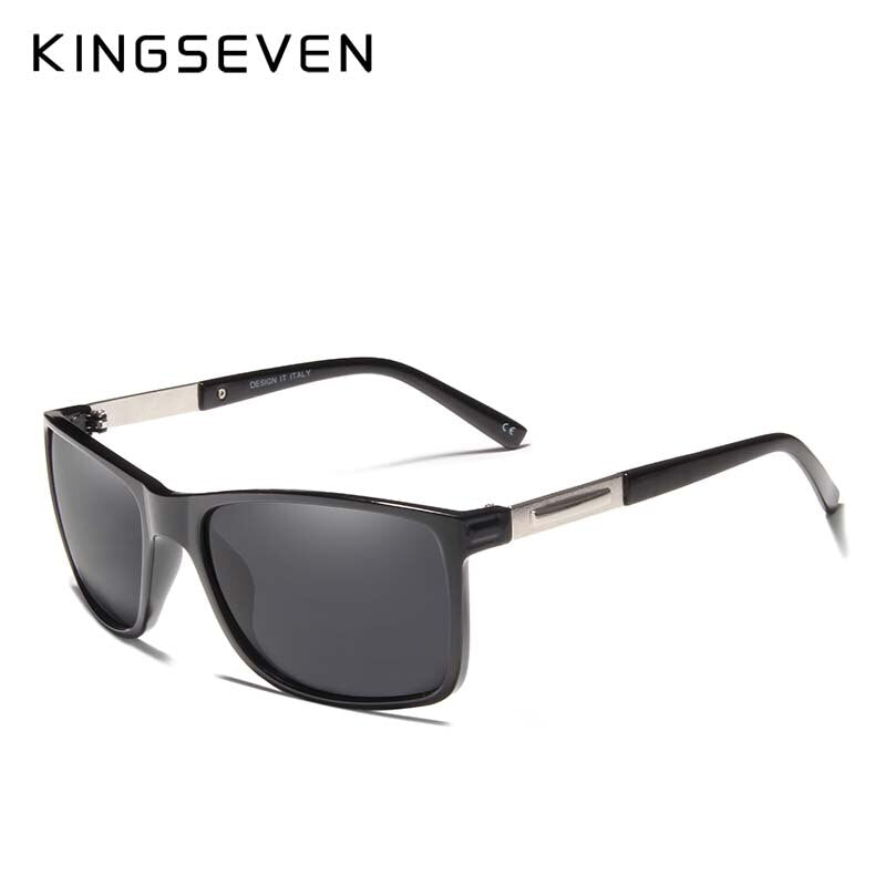 KINGSEVEN Brand Fashion Polarized Sunglasses Men For Driving Eyewear UV Protection Designer Sun Glasses Square Oculos - KiwisLove