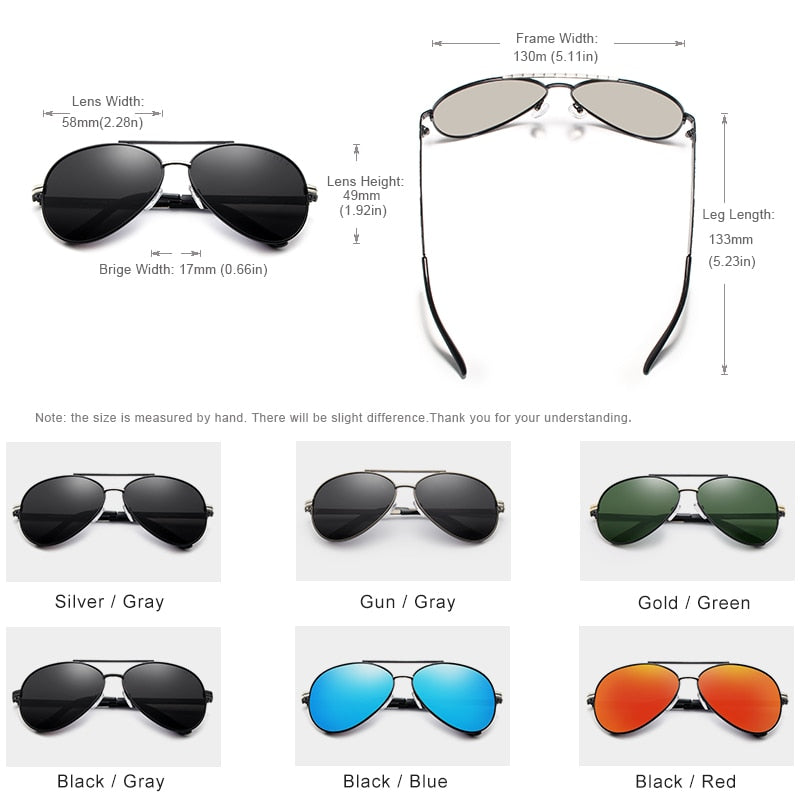 KINGSEVEN 2023 New Design Aviation Alloy Frame HD Polarized Sunglasses For Men UV400 Protection Eyewear - KiwisLove