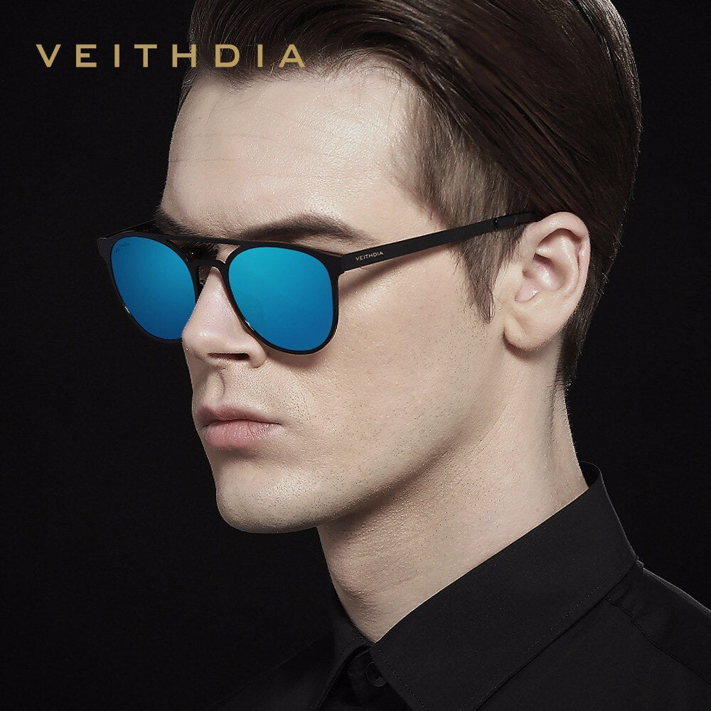 VEITHDIA Sunglasses Unisex Fashion Polarized UV400 Men's Vintage Sun Glasses Male Eyewear Accessories For Women/Female 3900 - KiwisLove