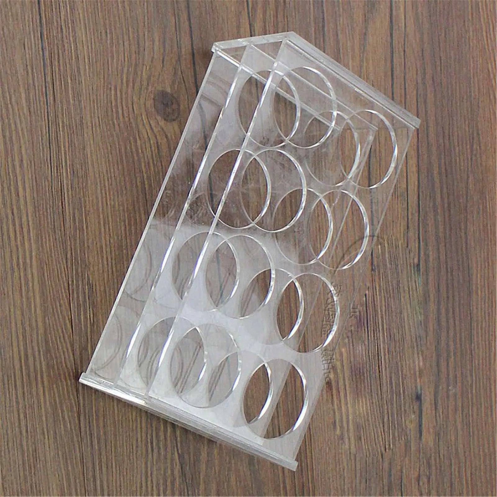 40mm Diam 8 Holes Methyl Methacrylate Rack Stand For 100ml Centrifuge Tubes - KiwisLove