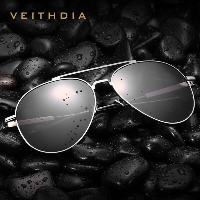 VEITHDIA Sunglasses Fashion Brand Designer Unisex Aluminum Men Women Sun Glasses Polarized Mirror Male Eyewear For Female 6696 - KiwisLove