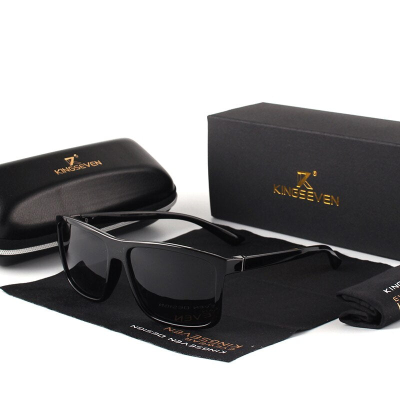 KINGSEVEN Brand Vintage Style Sunglasses Men UV400 Classic Male Square Glasses Driving Travel Eyewear Unisex Gafas Oculos S730 - KiwisLove