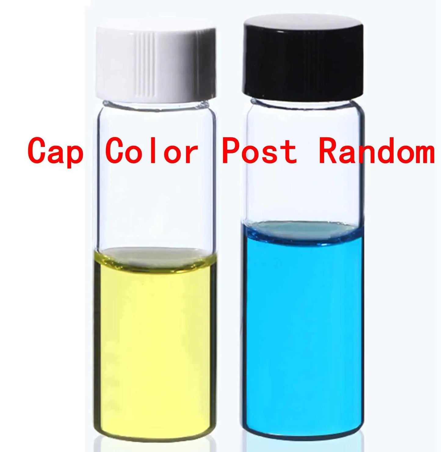 10pcs 10ml Clear Glass  22*52 Seal Bottle Reagent Bottle Sample Vials Plastic Lid Screw Cap Screw On Cover - KiwisLove