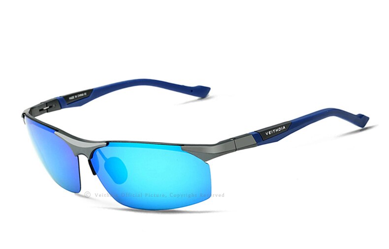 VEITHDIA Men's Sunglasses Aluminum Magnesium Polarized Blue Coating Mirror Sun Glasses Outdoor Male Eyewear Accessories 6589 - KiwisLove