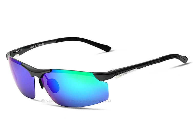 VEITHDIA Men's Sunglasses Aluminum Magnesium Outdoor Cycling Polarized UV400 Coating Mirror Sun Glasses Eyewear For Male  6511 - KiwisLove
