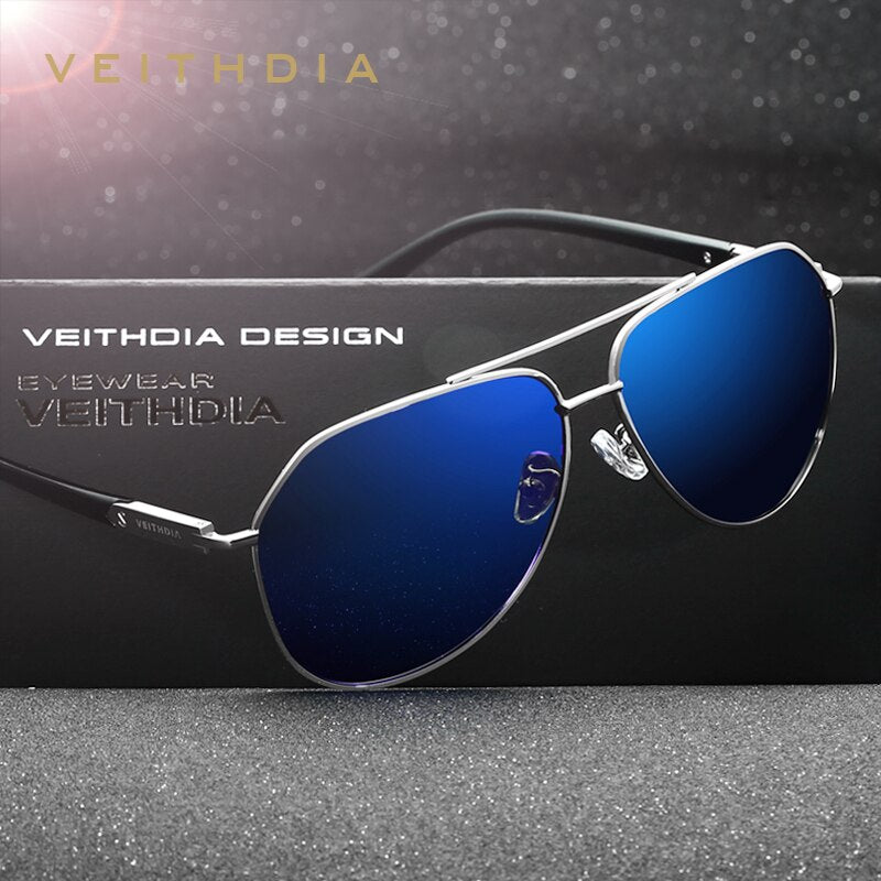 VEITHDIA Brand Fashion Unisex Men Sun Glasses Polarized UV400 Lens Coating Mirror Women Sunglasses Male Eyewear For Female 2732 - KiwisLove
