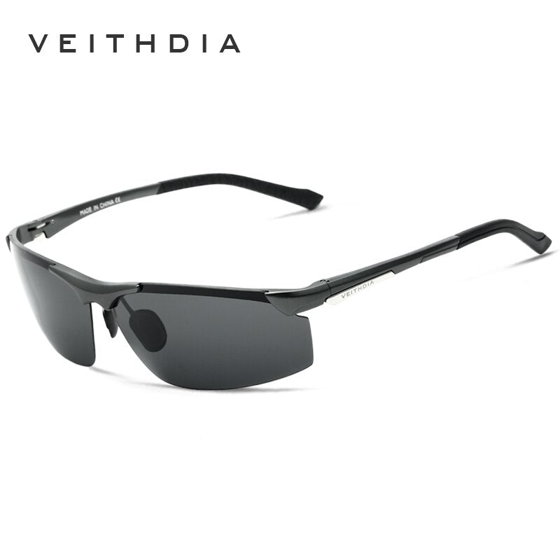 VEITHDIA Men's Sunglasses Aluminum Magnesium Outdoor Cycling Polarized UV400 Coating Mirror Sun Glasses Eyewear For Male  6511 - KiwisLove