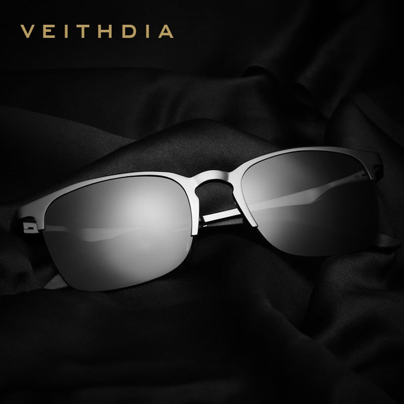 VEITHDIA Sunglasses Aluminum Magnesium Polarized UV400 Lens Vintage Sun Glasses Eyewear Accessories Sun Glasses Men/Women 6631 - KiwisLove