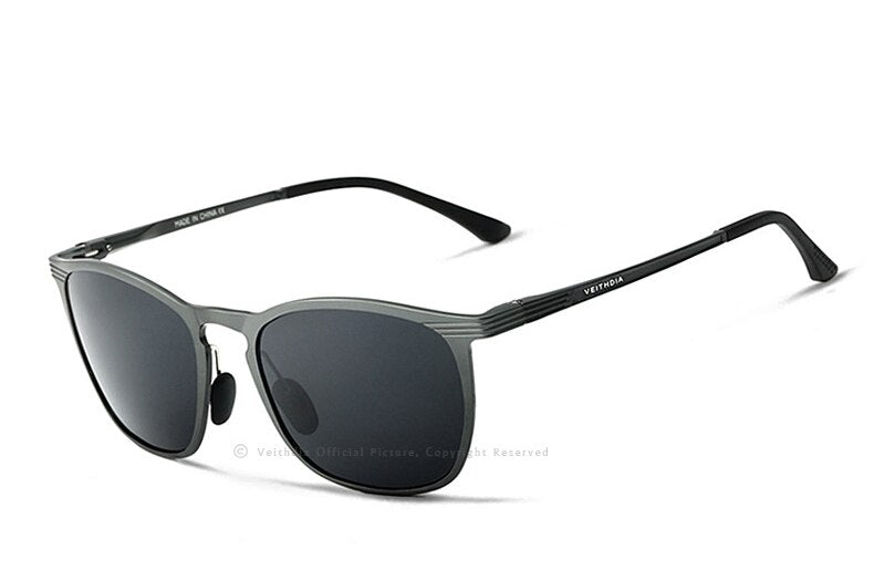 VEITHDIA Sunglasses Unisex Retro Aluminum Magnesium Brand Polarized Lens Vintage Eyewear Accessories Sun Glasses Men/Women 6630 - KiwisLove