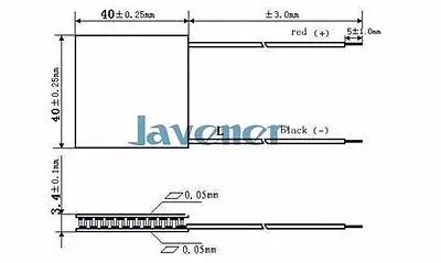 40x40mm TEC1-12707 Heatsink Thermoelectric Cooler Peltier Cooling Plate 12V 7A New Refrigeration Module - KiwisLove