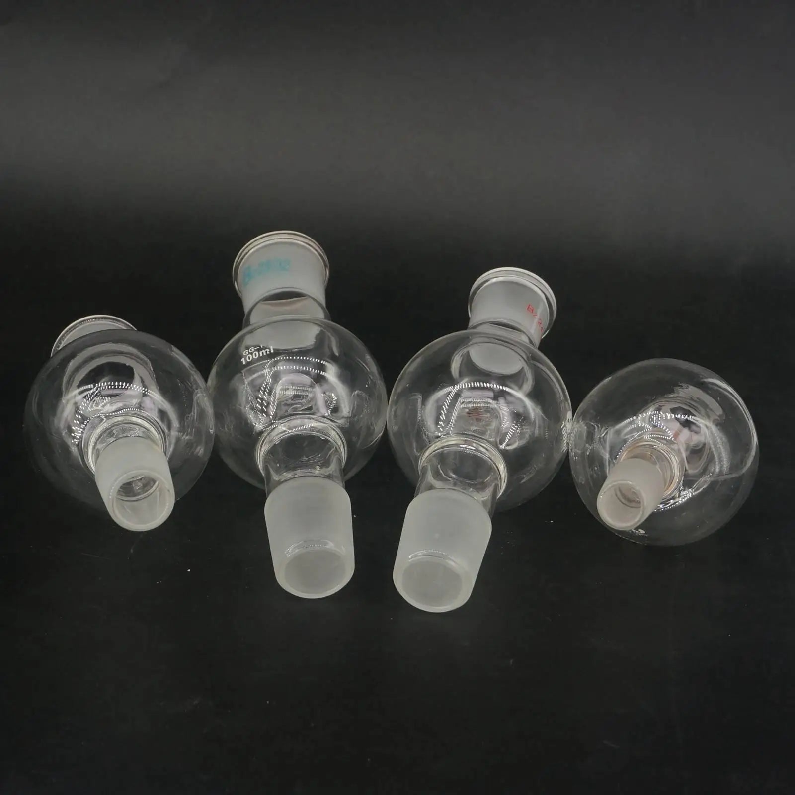 50ml Bump Trap 14/23 19/26 24/29 29/32 Female to Male Joint GG17 Glass Rotary Evaporator Labware - KiwisLove