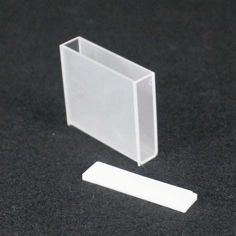 50mm JGS1 Quartz Cuvette Cell With PTFE Lid For Uv Spectrophotometers - KiwisLove