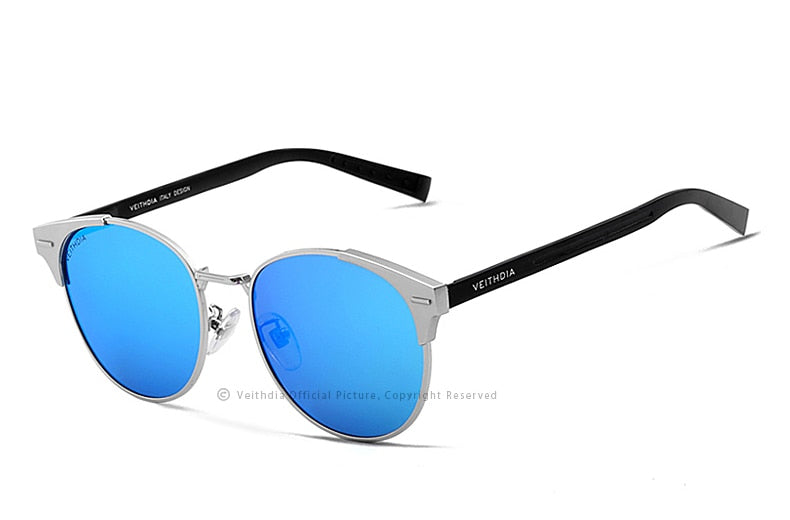 VEITHDIA Brand Sunglasses Retro Aluminum Outdoor Sports Driving Polarized Lens Vintage Eyewear Sun Glasses For Men Women VT6109 - KiwisLove