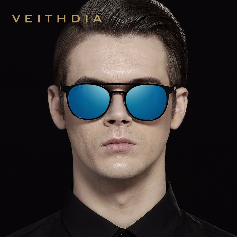 VEITHDIA Sunglasses Unisex Fashion Polarized UV400 Men's Vintage Sun Glasses Male Eyewear Accessories For Women/Female 3900 - KiwisLove