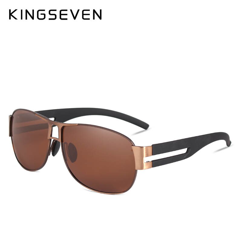 KINGSEVEN Men Classic Brand Sunglasses Luxury Aluminum Polarized Sunglasses EMI Defending Coating Lens Male Driving Shades N7806 - KiwisLove