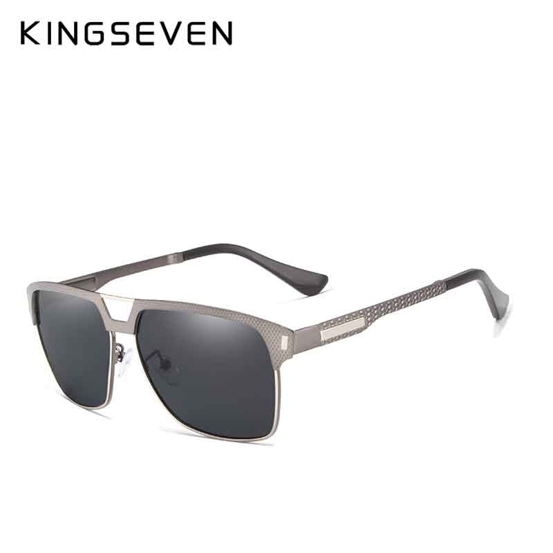 KINGSEVEN Brand Men's Fashion Polarized Sunglasses For Driving Plastic UV Protection Eyewear Designer Travel Sun Glasses - KiwisLove