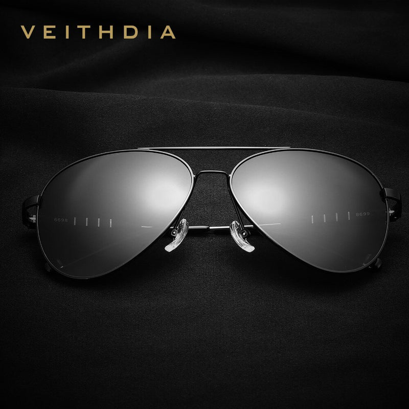 VEITHDIA Sunglasses Fashion Brand Unisex Designer Aluminum Men Sun Glasses Polarized Mirror Lens Male Eyewear For Female 6698 - KiwisLove