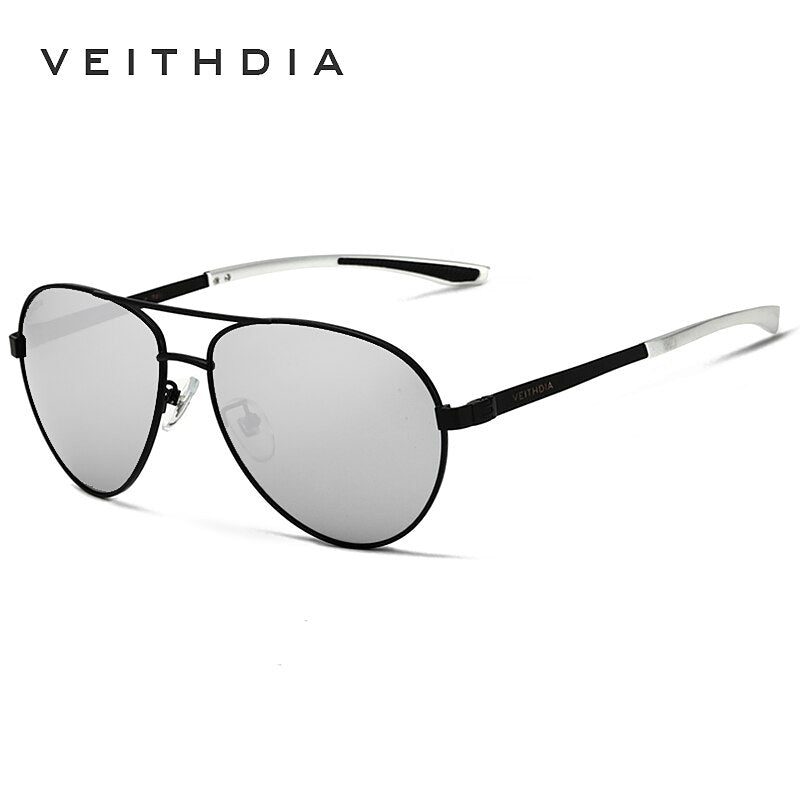 VEITHDIA Fashion Brand Designer Aluminum Magnesium Men's Sun Glasses Polarized Mirror lens Male Eyewear Sunglasses For Men 3801 - KiwisLove