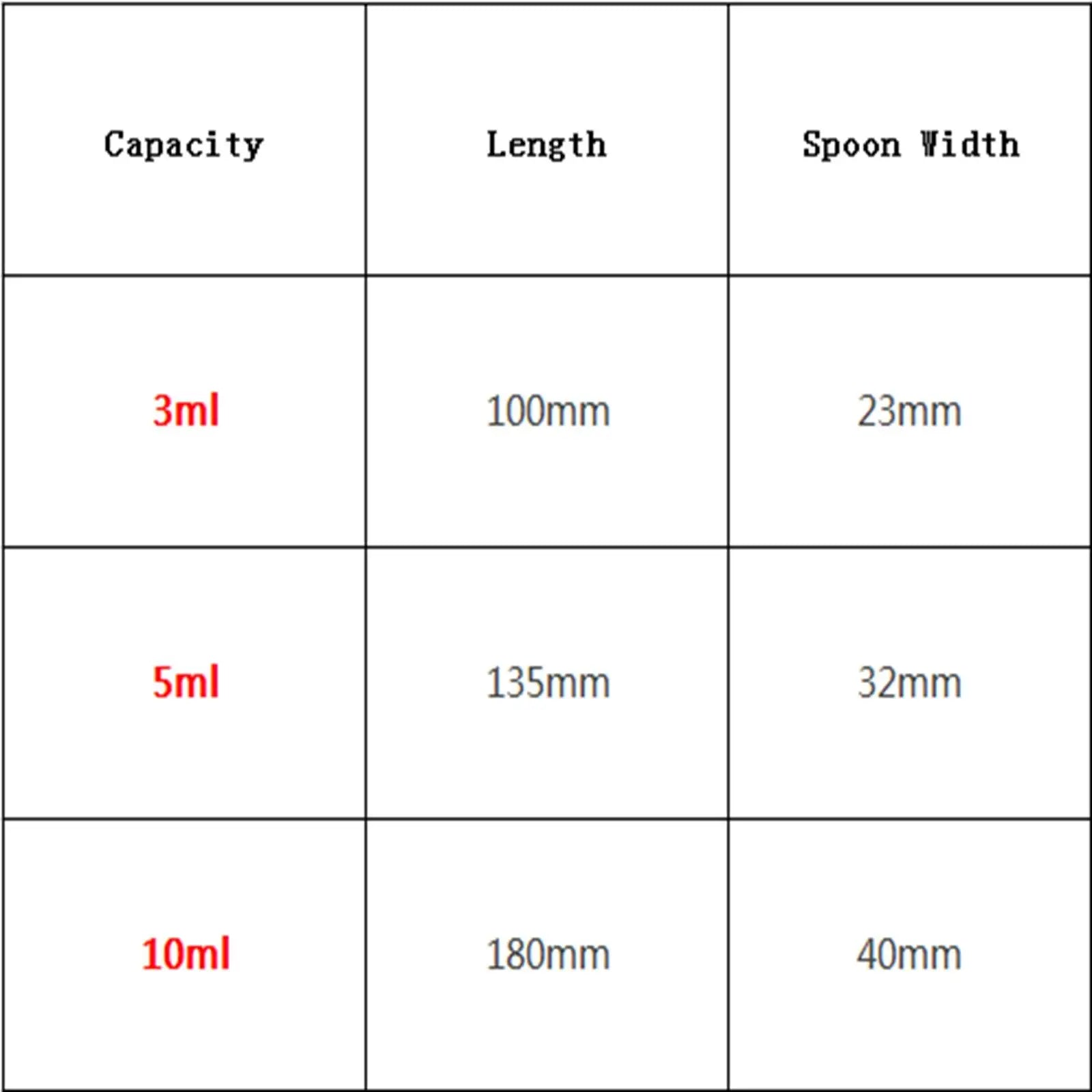 3/5/10ml PTFE Laboratory Medicinal Ladle Sample Spoon Chemistry Pharmacy - KiwisLove