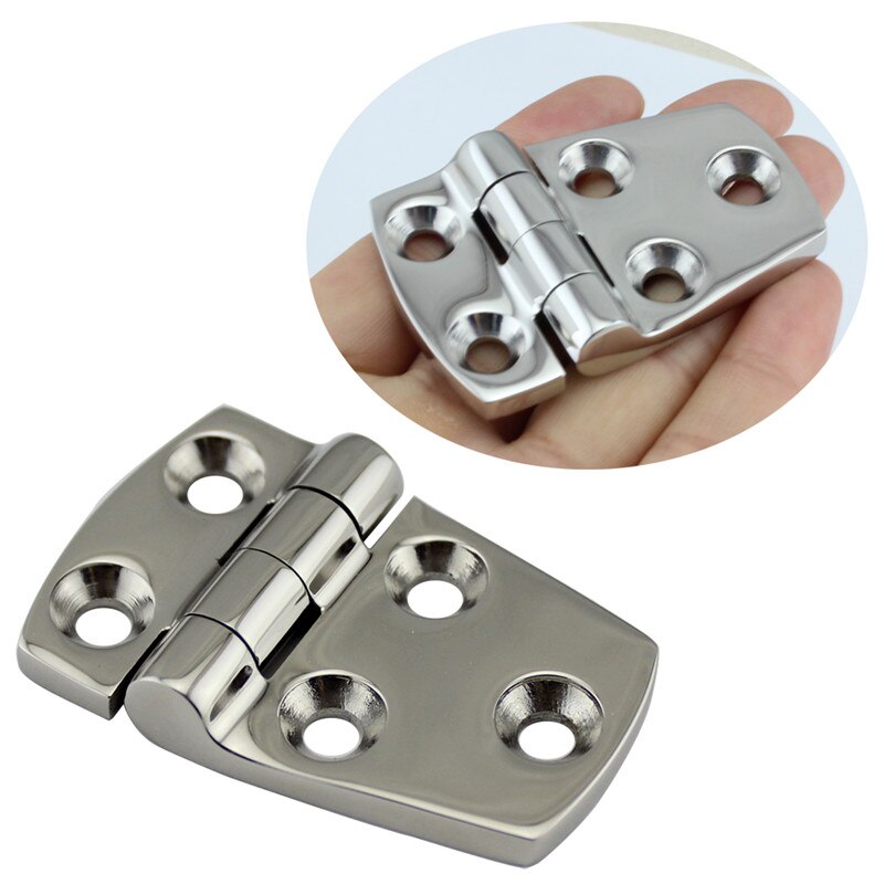 57x38mm 70x38mm Stainless Steel 316 Silver Door Butt Hinge Cabinet Drawer Boxes Hinge Boat Marine Hardware Yacht Accessories - KiwisLove