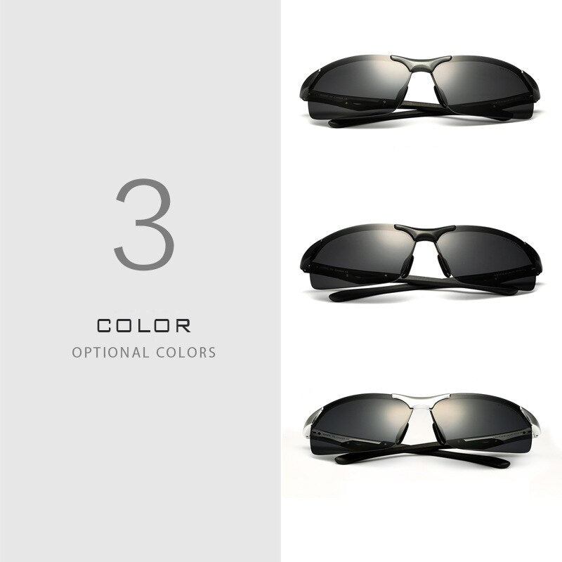 VEITHDIA Aluminum Magnesium Classic Brand Men's Sunglasses Polarized UV400 Sun Glasses Outdoor Eyewear Accessories For Male 6591 - KiwisLove