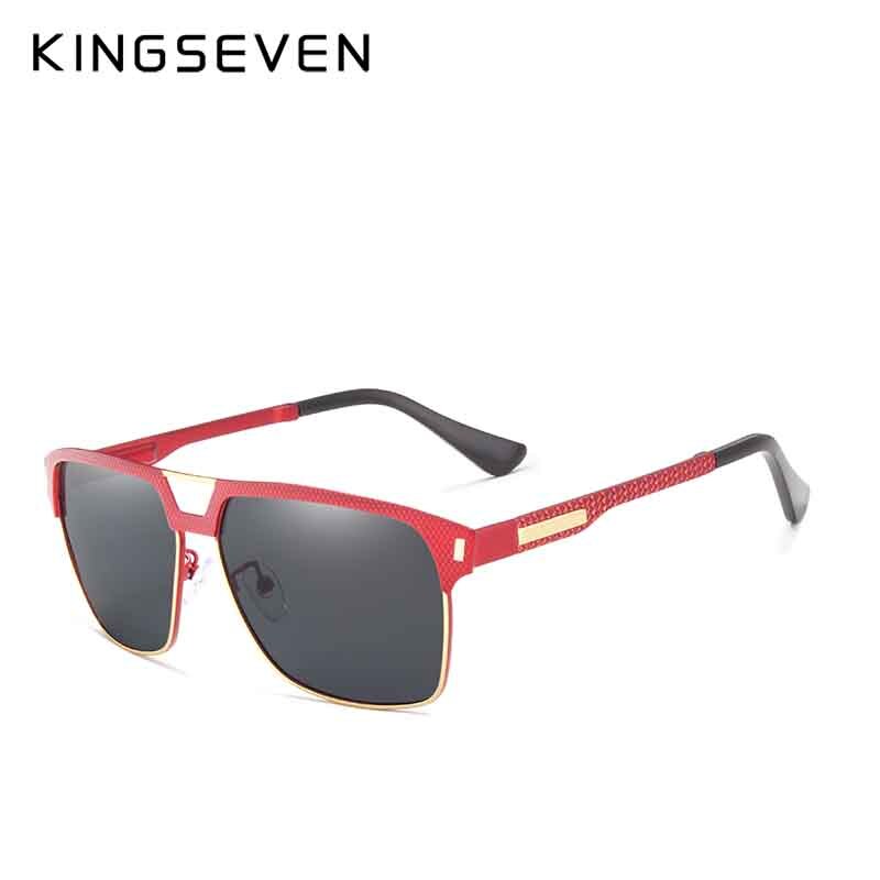 KINGSEVEN Brand Men's Fashion Polarized Sunglasses For Driving Plastic UV Protection Eyewear Designer Travel Sun Glasses - KiwisLove