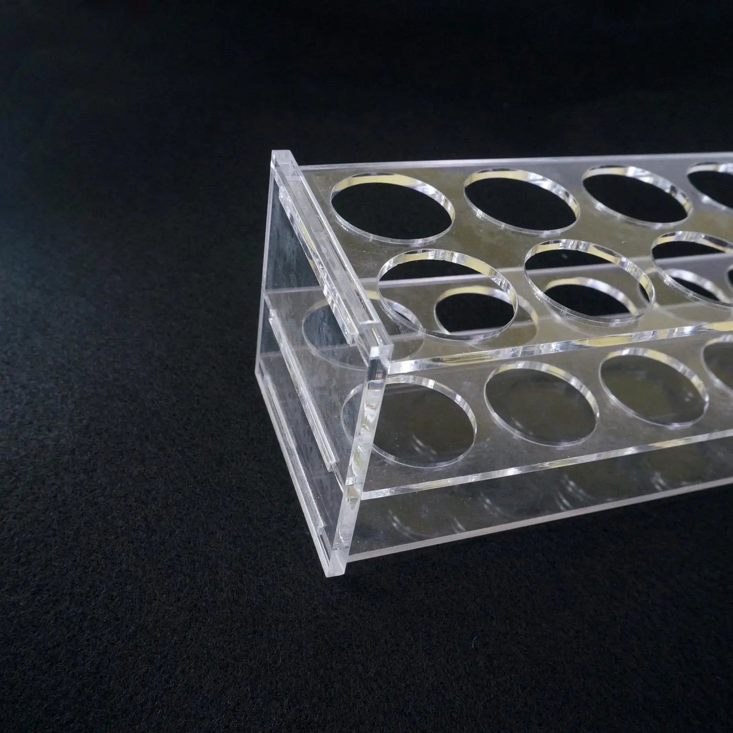 29mm Diam 12 Holes Methyl Methacrylate Rack Stand For 50ml Centrifuge Tubes - KiwisLove
