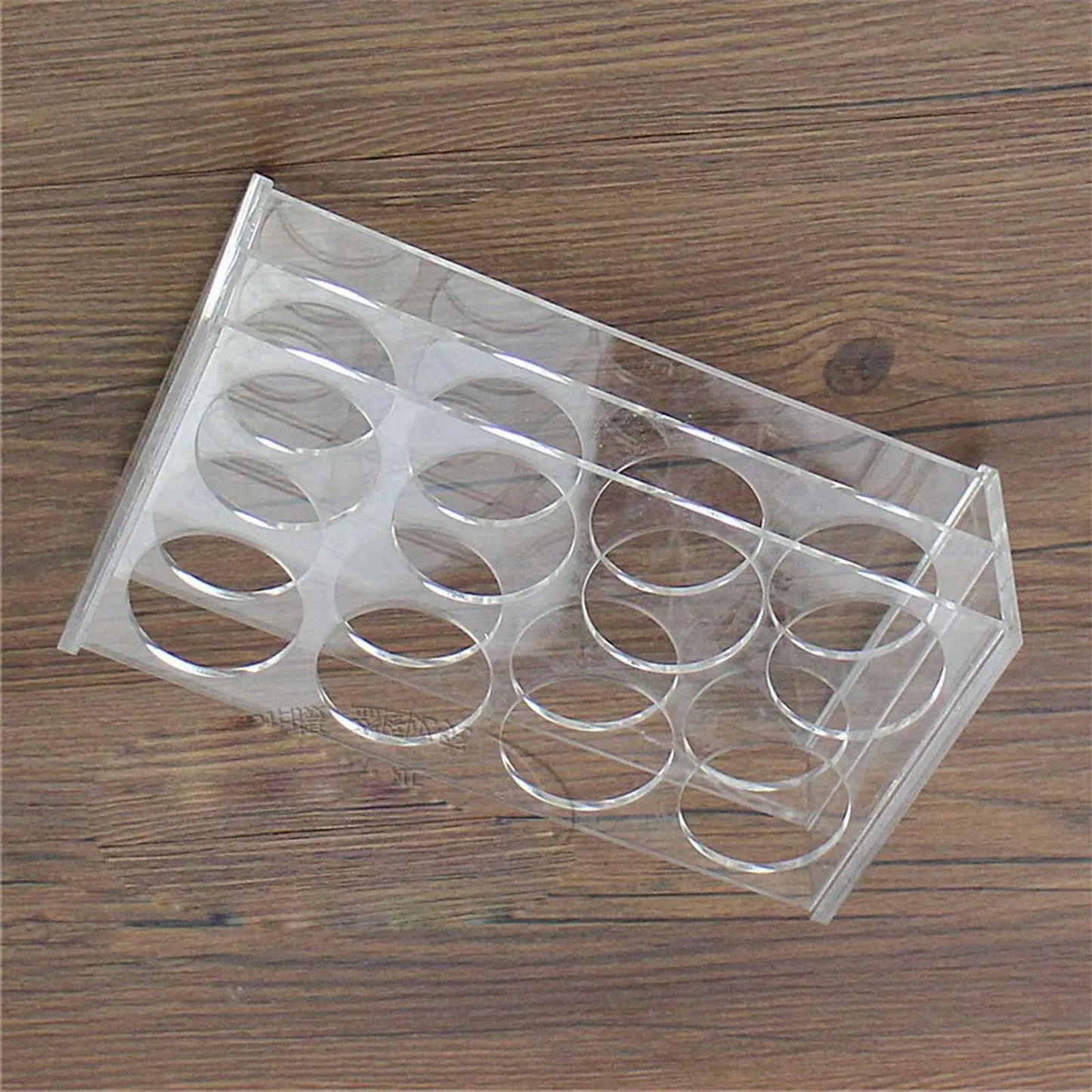 40mm Diam 8 Holes Methyl Methacrylate Rack Stand For 100ml Centrifuge Tubes - KiwisLove
