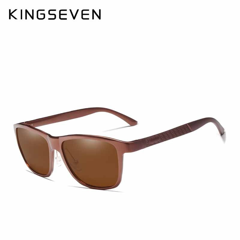 KINGSEVEN Retro Aluminum Magnesium Sunglasses Polarized Vintage Women Sun Glasses Driving Men Eyewear Accessories - KiwisLove