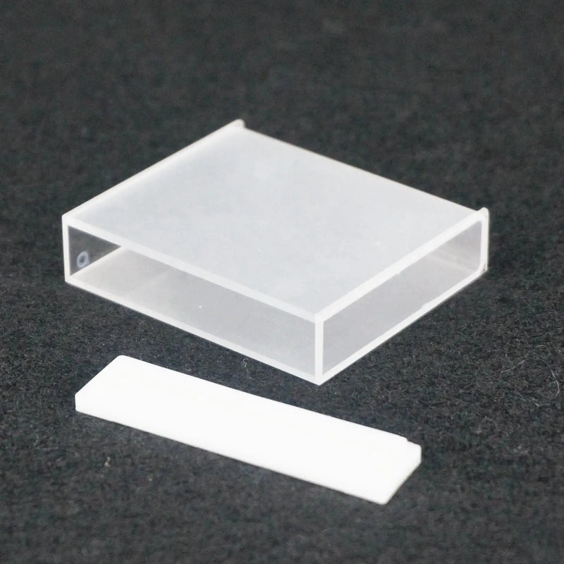 50mm JGS1 Quartz Cuvette Cell With PTFE Lid For Uv Spectrophotometers - KiwisLove