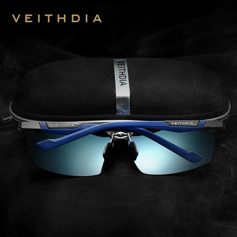 VEITHDIA Men's Sunglasses Aluminum Magnesium Polarized Blue Coating Mirror Sun Glasses Outdoor Male Eyewear Accessories 6589 - KiwisLove