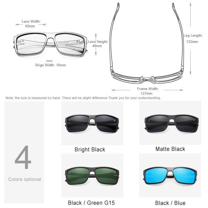 KINGSEVEN Brand Vintage Style Sunglasses Men UV400 Classic Male Square Glasses Driving Travel Eyewear Unisex Gafas Oculos S730 - KiwisLove