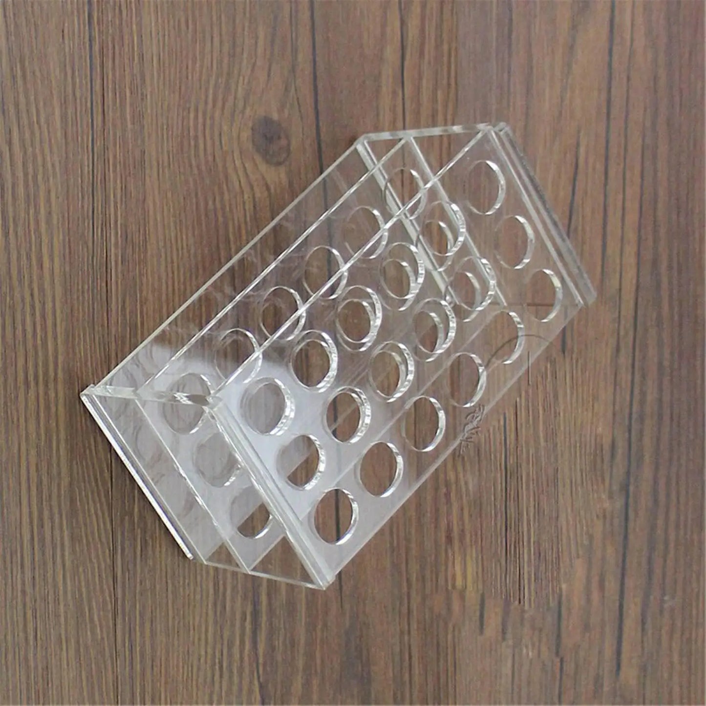 Methyl Methacrylate Test Tube Rack 18 Holes Holder Support Burette Stand Lab Test Tube Stand Shelf School Supplies - KiwisLove