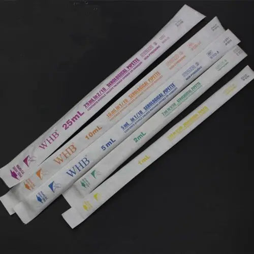 1/2/5/10/25mL Volume Polystyrene Serological Pipette Graduations 5 Colors Marked - KiwisLove