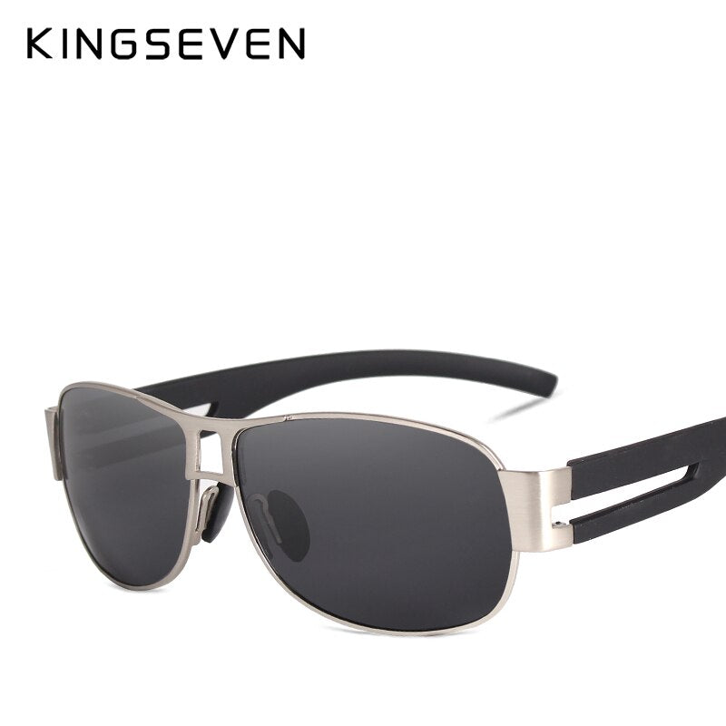 KINGSEVEN Men Classic Brand Sunglasses Luxury Aluminum Polarized Sunglasses EMI Defending Coating Lens Male Driving Shades N7806 - KiwisLove