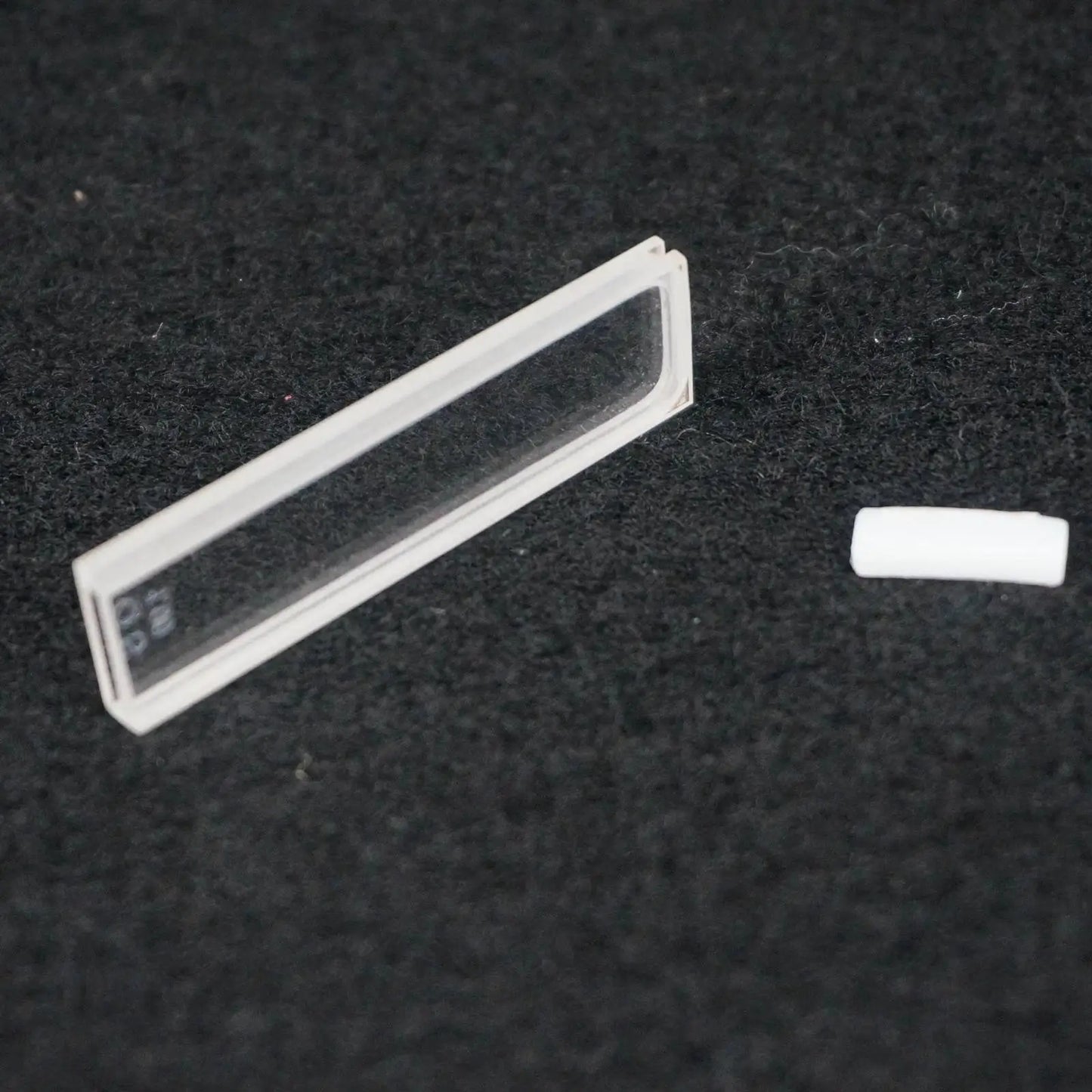 1mm Path Length JGS1 Quartz Cuvette Cell With PTFE Lid For Uv Spectrophotometers - KiwisLove