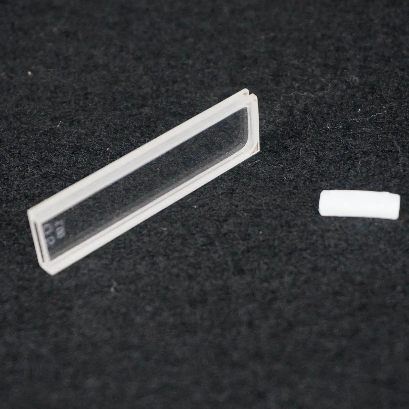 1mm Path Length JGS1 Quartz Cuvette Cell With PTFE Lid For Uv Spectrophotometers - KiwisLove