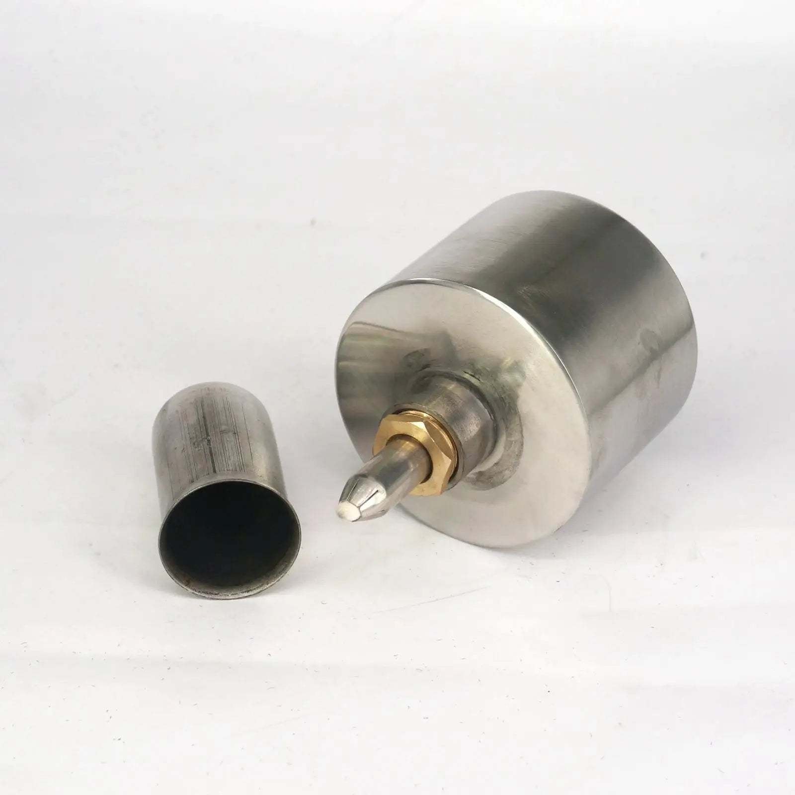 200ml Laboratory 304 Stainless Steel Alcohol Burner Spirit Lamp Thickened with wick for Dental Jeweller Cupping - KiwisLove