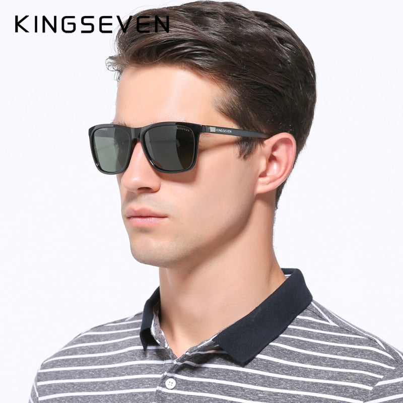 KINGSEVEN Brand Aluminum Frame Sunglasses Men Polarized Mirror Sun glasses Women's Glasses Accessories N787 - KiwisLove