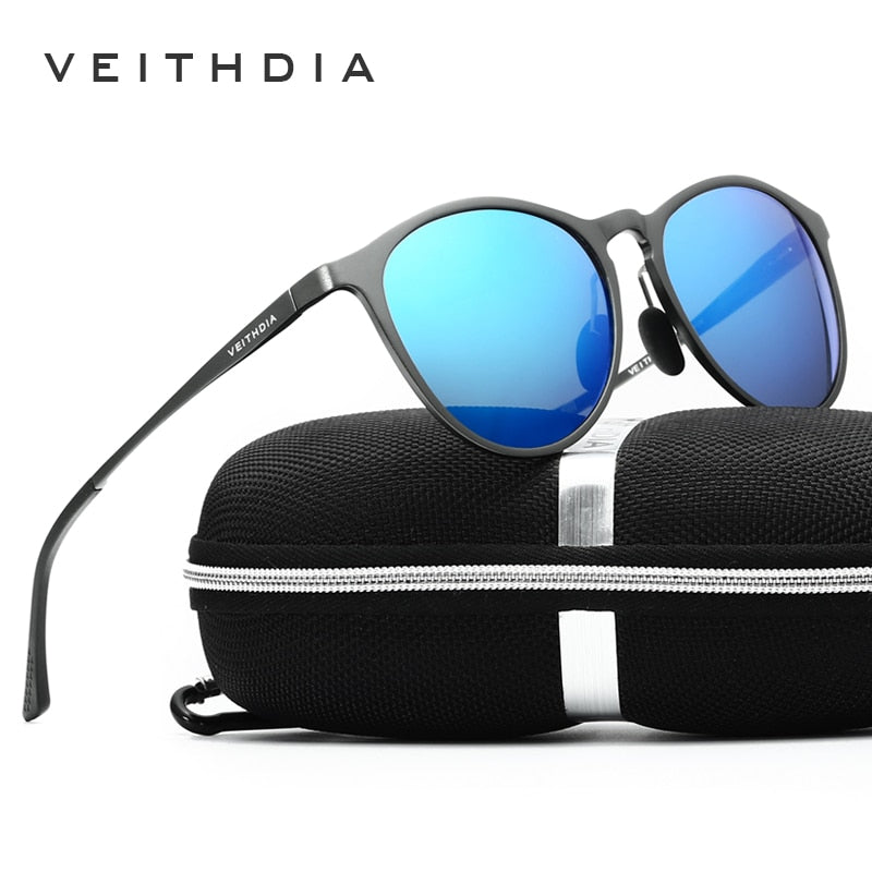 VEITHDIA Men Sunglasses Retro Aluminum Male Sports Driving Sun Glasses Polarized Lens Vintage Women Eyewear Accessories 6625 - KiwisLove